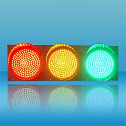 200mm三单元满屏组合LED交通信号灯