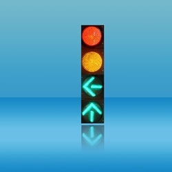 300mm LED Red and full screen Bring Green Left Straight Arrow Lane traffic signs