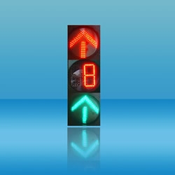 400mm three units with full screen countdown combination of LED traffic lights